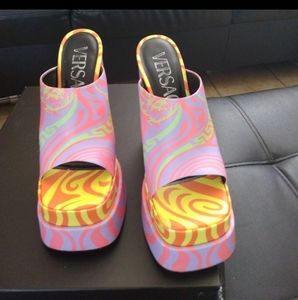 Versace Medusa platform sandals